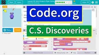 Code.org Lesson 24.6 Mini-Project Flyer Game | Tutorial and Answer | Unit 3 Discoveries