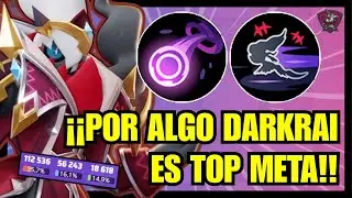 POR ESTO DARKRAI ES TOP TIER🥵MEJORES OBJETOS Y MEDALLAS⭐BUILD DARKRAI POKEMON UNITE