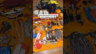 My system for packing climbing gear 🧳 #climbing #gear #shorts