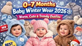0&ndash;7 Months Baby Winter Wear 2026 ❄️ | Warm, Cute & Trendy Outfits