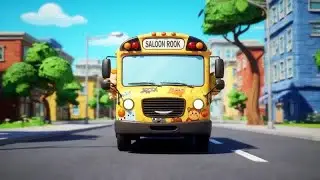 The Animals on the Bus |  Nursery Rhymes & Kids Songs | Kids cartoons I Lion on the Bus