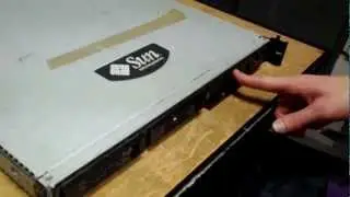 Sun micro-systems rack server running windows server 2003