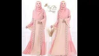 Trend Baju Gamis Lebaran 2019 Sekarang Syari Wanita Hijab