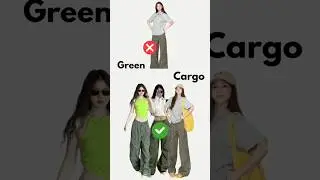 5 Better Ways to Wear a Green Cargo Pant #stylingtips #ulzzangfashion #ulzzang  #koreanstyle