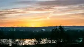 Timelapse Sonnenuntergang (Sunset) in Hildesheim am Hohnsen