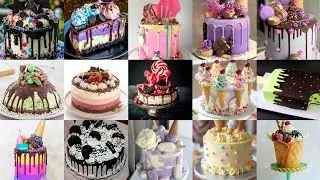 100+ Ice Cream Cake Decoration Ideas / Trending & Unique Birthday Cake Designs  #icecream #cake 