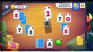 Disney Solitaire Level 192 (Snow White Scene EPIC Mode) | F2P Audio Talkthrough &  Tips for Winning