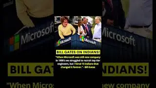 Bill Gates Reveals: 15 Indians Who Changed Microsoft Forever! #billgates #indian #microsoft #yt