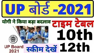 up board 2021 date sheet || up board exam date 2021 10th 12th UP board exam 2021 up board 2021