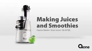 THE REAL JUICES & SMOOTHIES by Oxone Slow Juicer OX-875N