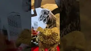 Godzilla Bandai toy review by Hans