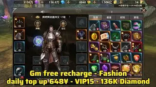 MU Hunting the World MMO Private Server - Daily Top up 648&yen; - VIP15 - 136K Diamond