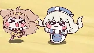 1시간동안 스피키가 달리는 영상