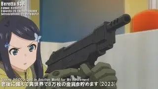 Beretta 93R in Anime 2001-2024 9 Videos + 2
