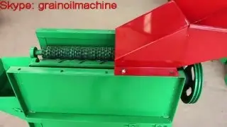 Upper and lower structure maize corn husker and corn threshing machine