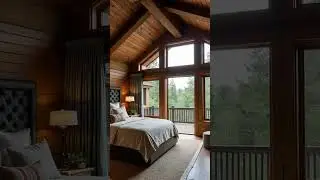 Step Inside This Dreamy Forest Cabin: Cozy, Rustic & Full of Charm 🌲🔥