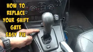 Volvo Shift Gate Replacement. If your shifter is floppy, watch this!