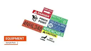 LabelTac&reg; Sample Pack- Equipment Labeling