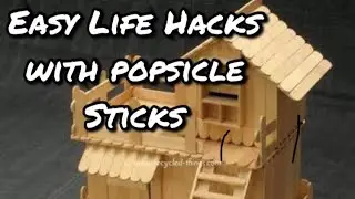 3 simple & fun life hacks with ice cream sticks!