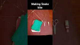 How to make snake kite?#kites #kiteflying #shorts