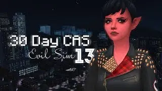 The Sims 4 || 30 Day CAS || Day 13: Evil Sim
