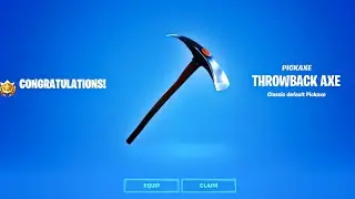 How to get FREE Throwback Axe.! (OG Pickaxe) Fortnite Battle Royale