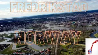 Fredrikstad  drone view/ Ultra HD