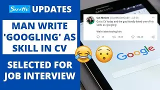 Man include 'GOOGLING' in CV 😂🤑 and got selected for Interview || #shorts || The Sarathi