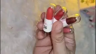 💄 Full Lipstick Swatch Marathon | All Shades on One Arm | Long Wear Test 💋@UnwrapbeingAyesha03 