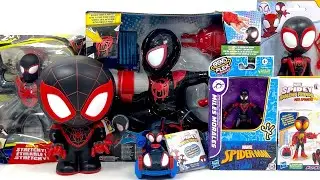 Marvel Spiderman Miles Morales toy collection unboxing ASMR | Spiderman Shockstrike | toy review