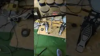 Yamaha DD-75 E-Drum Setup Double Bass + 350W PA speaker