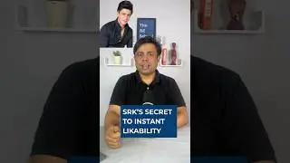 SRK&rsquo;s Secret to Instant Likability | Body Language + Wit Hack 🧠 #short