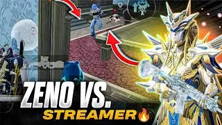2+ Streamer vs Zeno 🔥 | Fastest 4 Finger Player | Solo vs Squad Clutches | BGMI 🔱