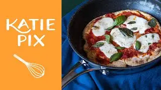 Super Quick Cheat's Pizza Recipe | Katie Pix
