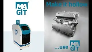 #magit: gas injection explainer video of a demo DC-DC-converter cover providing a cooling channel
