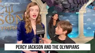Levi Chrisopulos & Olive Abrecombie Tease Nico & Bianca di Angelo in Percy Jackson S2