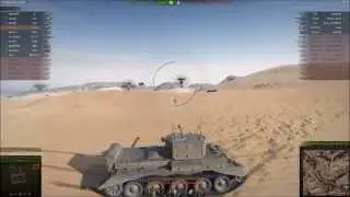 World of Tanks: Cromwell 4 kills Patrol Duty Sand River