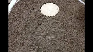 Smelting metals on sand #metal #iron #wood #sand #art