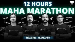 Last 5 Days Preparation for NDA | Crack NDA 2020 | Maths Marathon with Arpit Chaudhary & Team