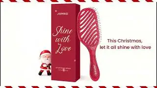 Shine Bright This Christmas! Sparkle With Our Detangling Brush &ndash; Tangle-Free Magic For Festive Hair!