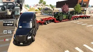 Oversized Hauling ( Freightliner Cascadia ) - American truck simulator | Steering Wheel Shifter