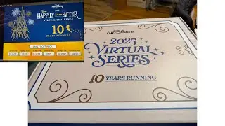 RUNDISNEY MEDAL UNBOXING!!  SUMMER 2025 VIRTUAL RACE SERIES 10 YEARS RUNNING HAPPILY EVER AFTER!! 