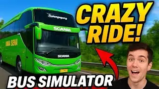 Bus simulator Indonesia in mobile phone 