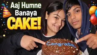 Cake Bana Ya Bigad Gaya? 😂 | Bhai–Behen Vlog”@jigyasarajputvlog8442 