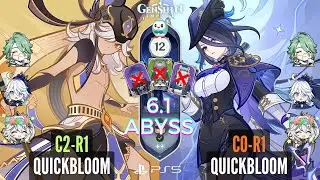 [Top Half] Cyno Quickbloom VS Clorinde Quickbloom | NEW Spiral Abyss 6.1 (Luna 2) | Genshin Impact