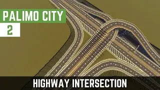 Minecraft Let’s Build A City Timelapse – E2 – Highway Intersection – Downtown Palimo