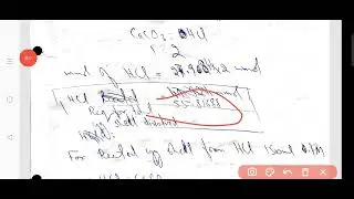 determine the sufficient amount of HCL reacted with egg shell