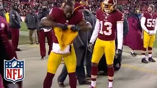 Pierre Gar&ccedil;on Tears Cheese Head in Half! | Packers vs. Redskins | NFL