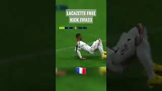 LACAZETTE FREE KICK FIFA23 #shorts #fifa23 #freekick #فيفا23 #lyon #ligue1 #india @easportsfc