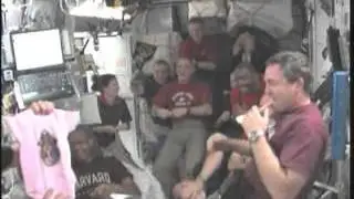 Crews Celebrate Birth of Astronaut Bresnik's Daughter